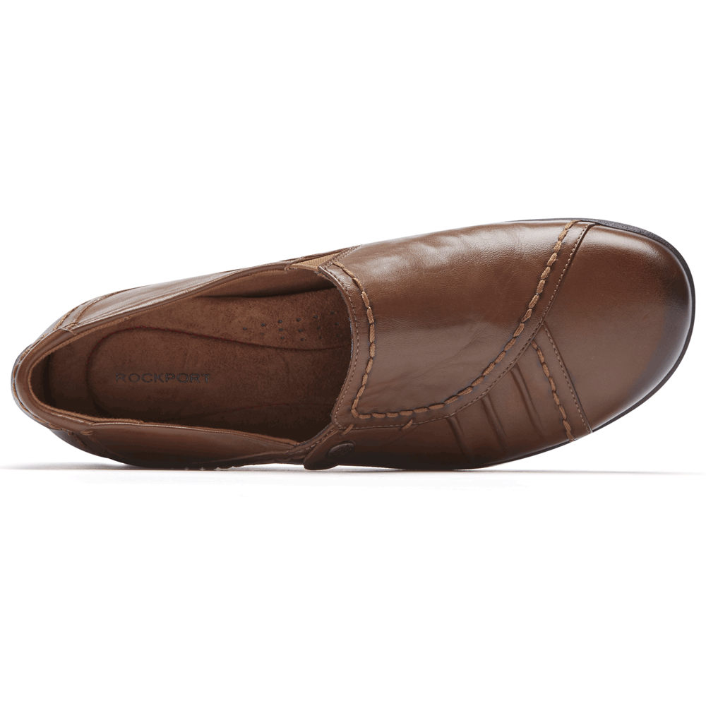 Rockport Womens Daisey Monk - Flats Brown - IQB601942